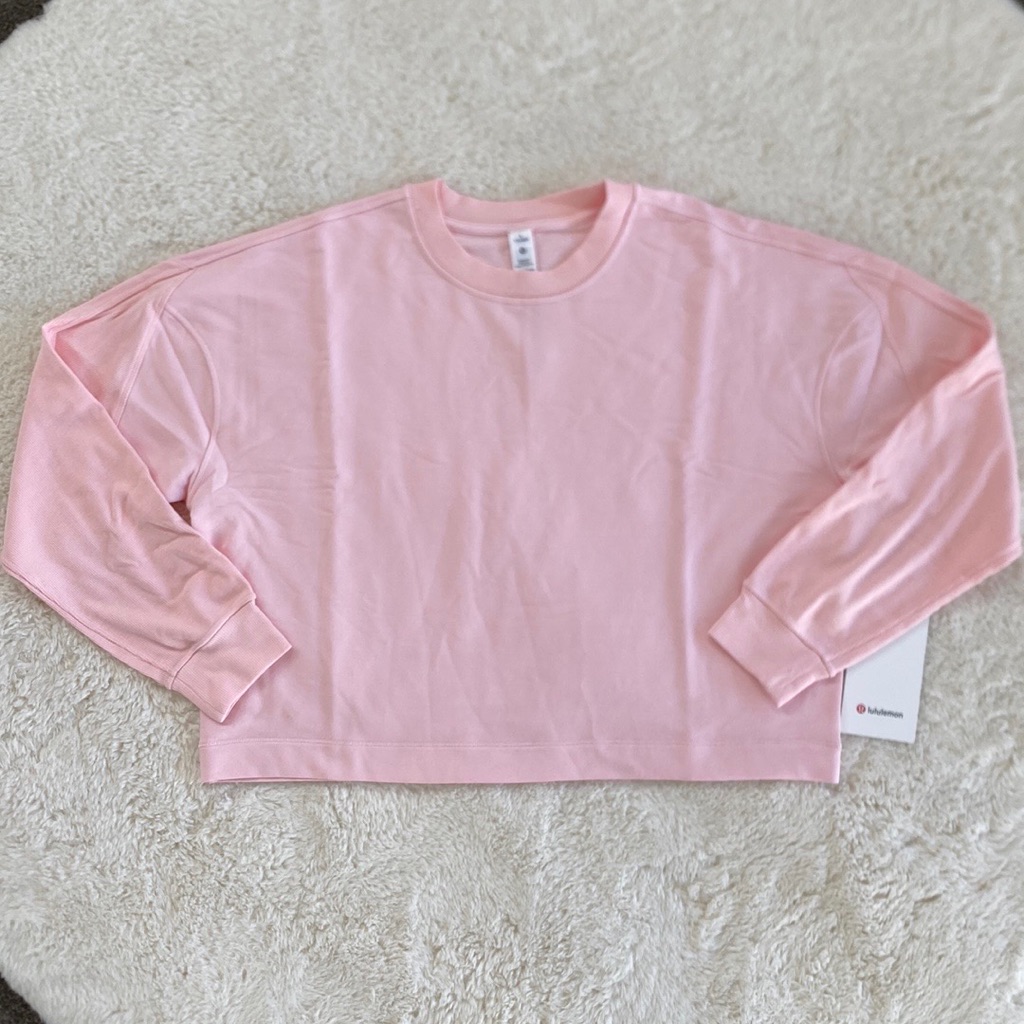 Lululemon Modal Fleece Pullover Strawberry Milkshake Nwt